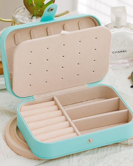Compact Double Layer jewellery Box Organizer