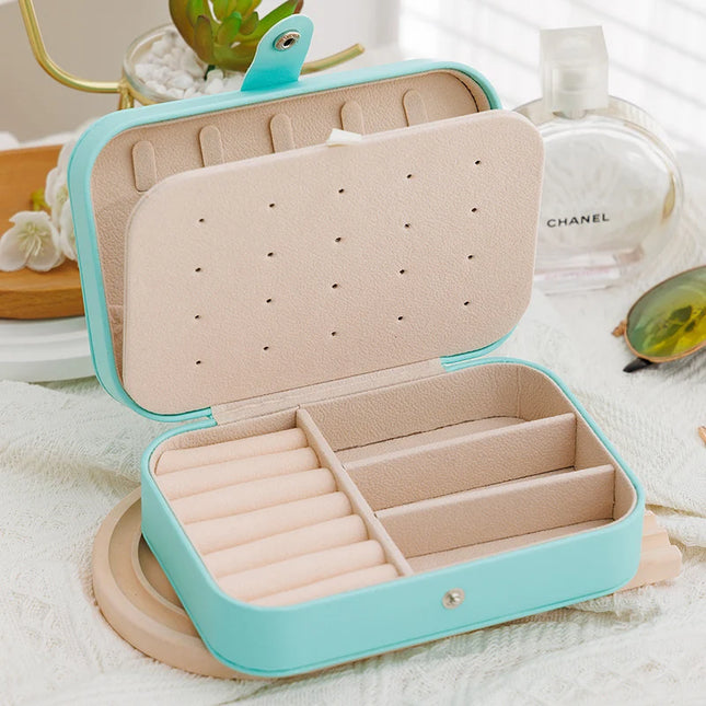 Compact Double Layer jewellery Box Organizer