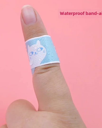 Cute Cartoon Waterproof Bandages for Kids – Skin-Friendly (Pack of 20)