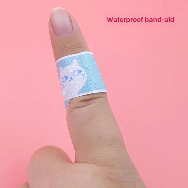 Cute Cartoon Waterproof Bandages for Kids – Skin-Friendly (Pack of 20)