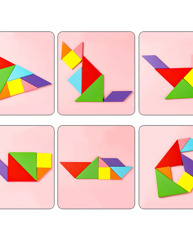Wooden Educational Puzzle / Tangram