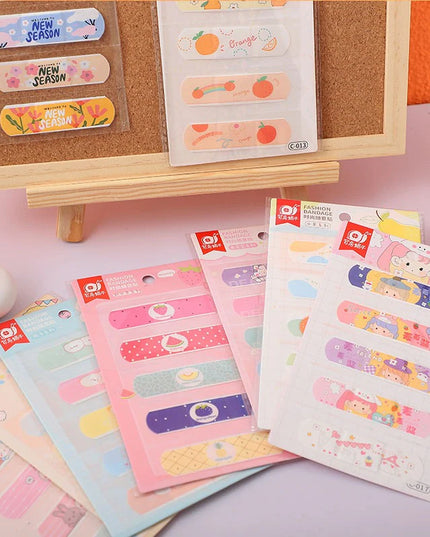 Cute Cartoon Waterproof Bandages for Kids – Skin-Friendly (Pack of 20)