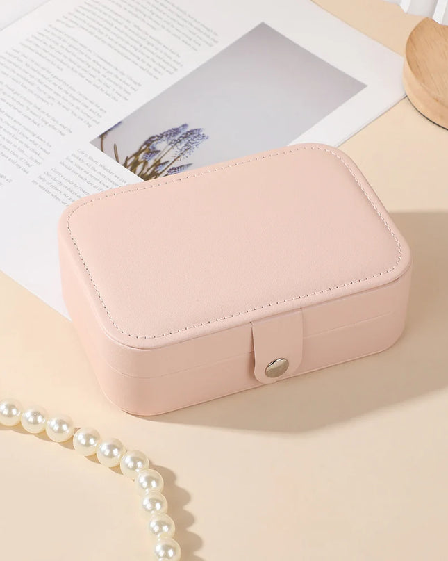 Compact Double Layer jewellery Box Organizer