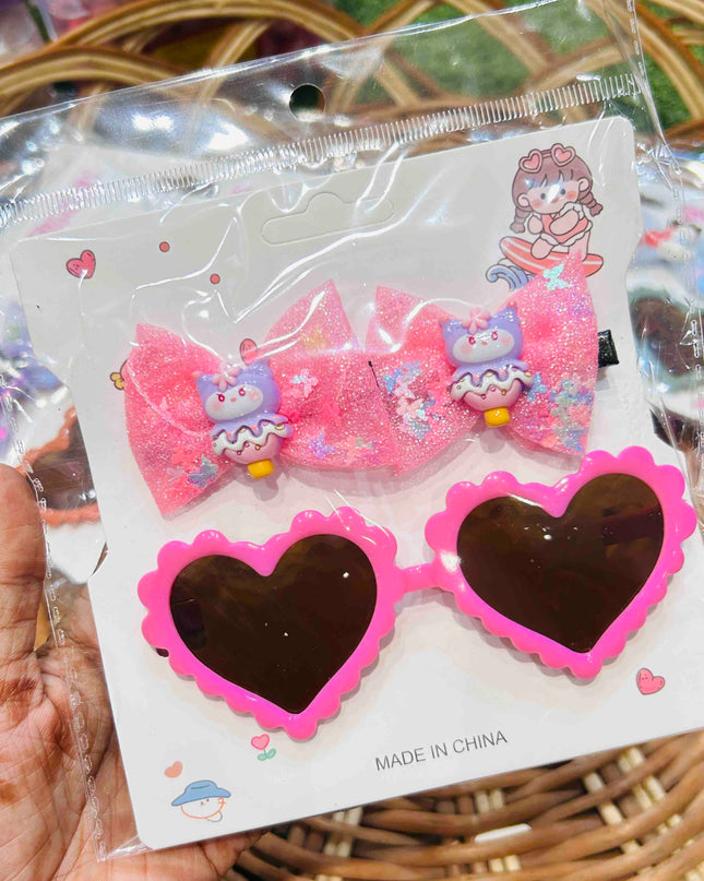 Girls Goggle Clip Card