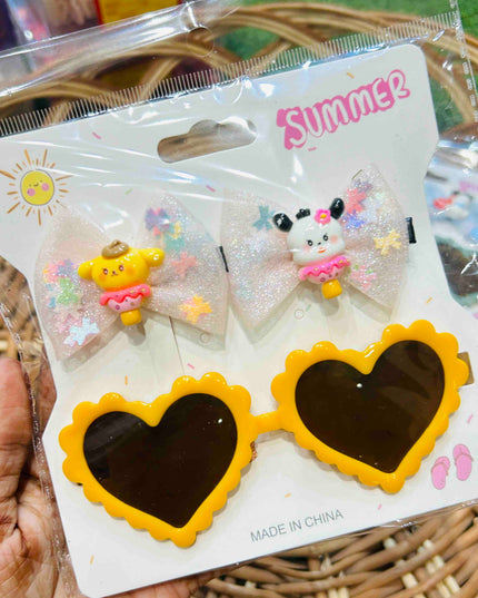 Girls Goggle Clip Card