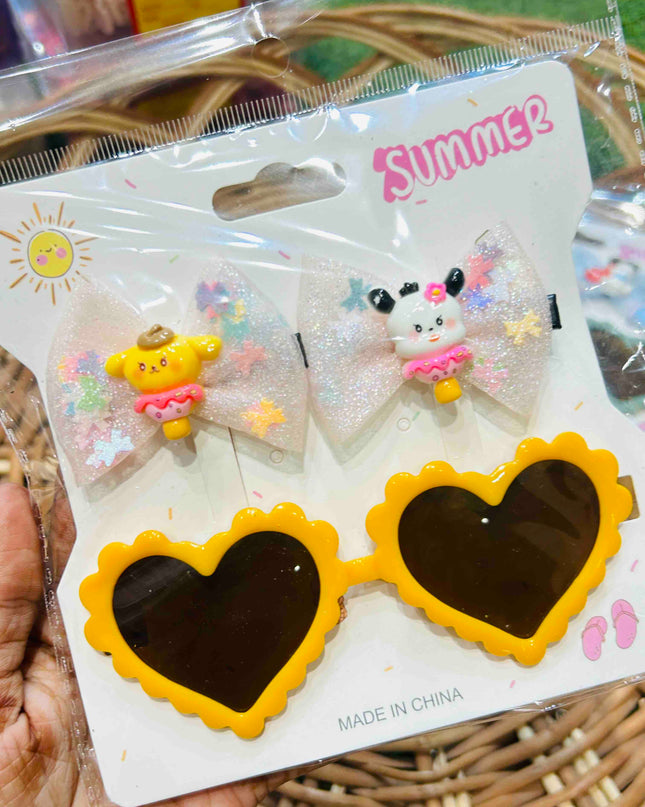 Girls Goggle Clip Card