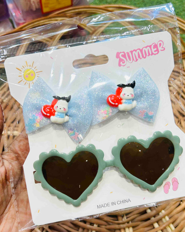 Girls Goggle Clip Card