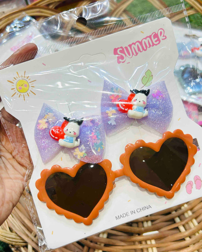 Girls Goggle Clip Card