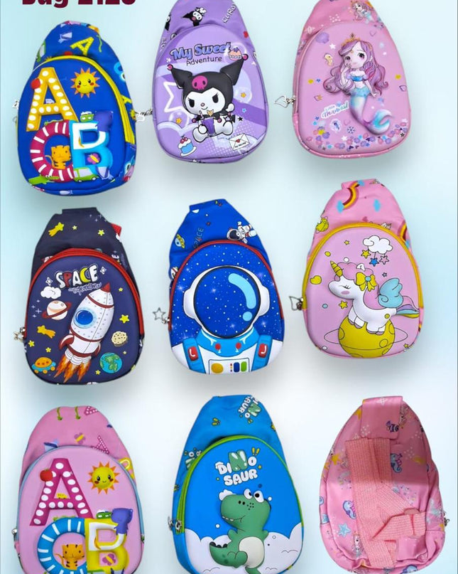 3D  kids chest bag