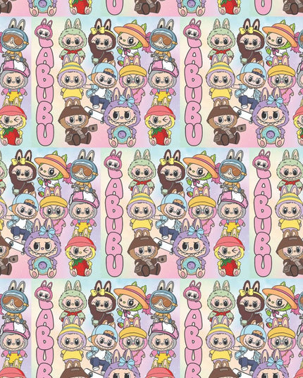 Labubu wrapping paper