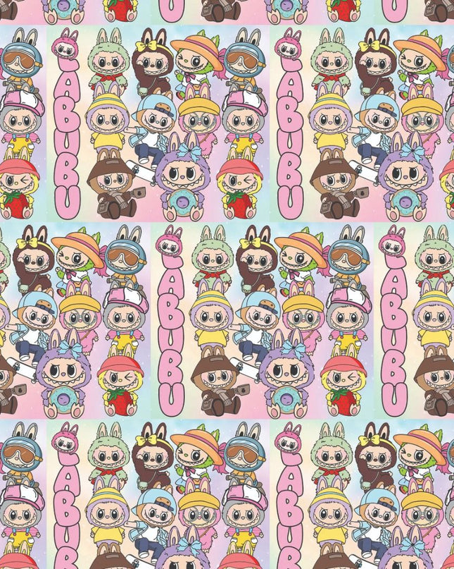 Labubu wrapping paper
