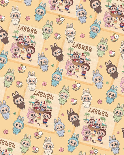 Labubu wrapping paper