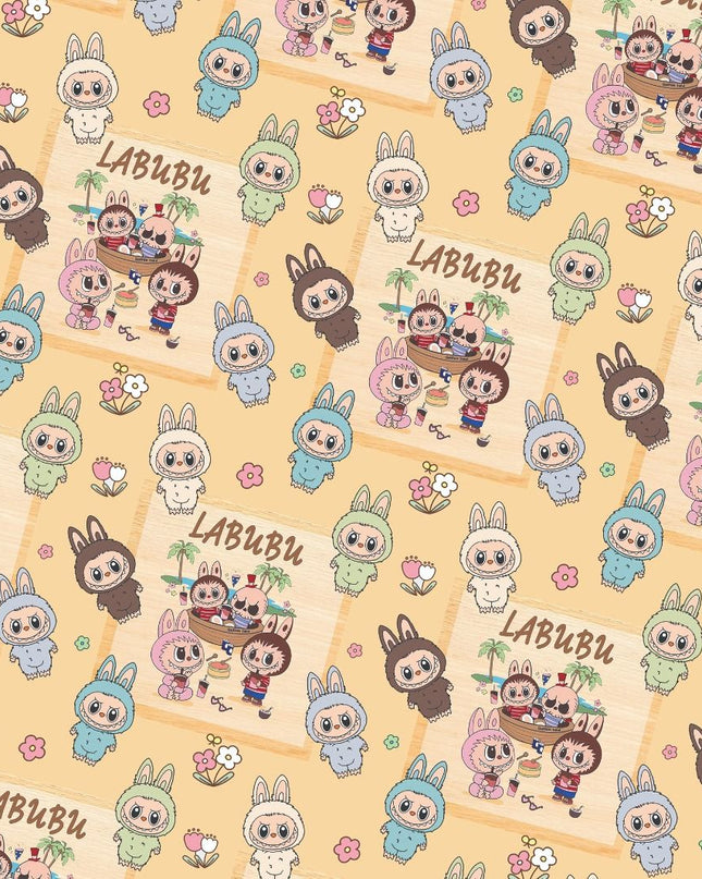 Labubu wrapping paper