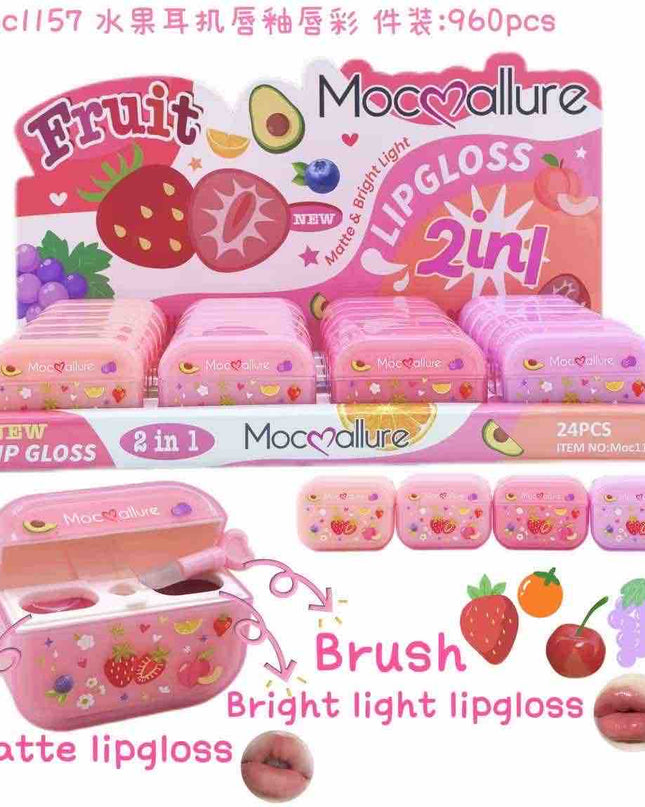 Earbud-shaped Lipgloss