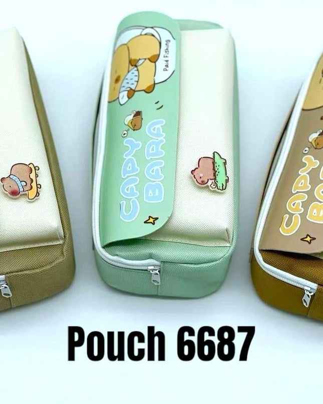 Capybara Pencil Pouches