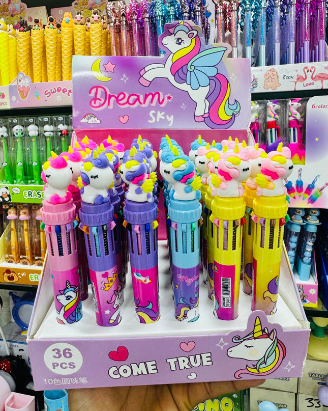 Unicorn 10 in 1 Pen