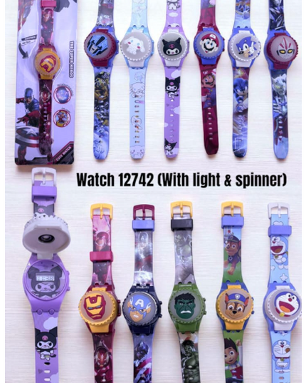2 in 1 Light Spinner Watch