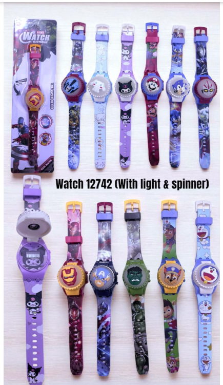 2 in 1 Light Spinner Watch