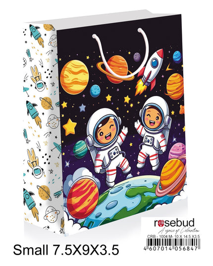 Space Paper Carry Bags (Pack of 12)