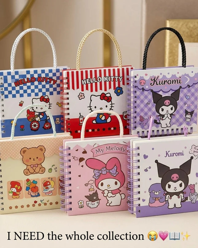 Kiddon Spiral Carry Bag Diary – Cute Kawaii Designs