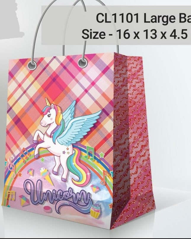Unicorn Large Paper Carry Bags