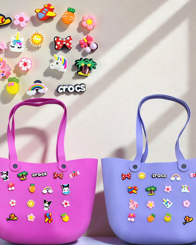 Silicon Charms Bag (Medium )