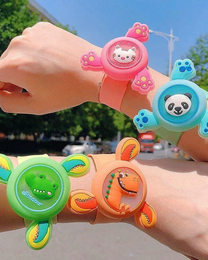 Cartoon Design LED Light Wristband Spinner (Pack of 2)