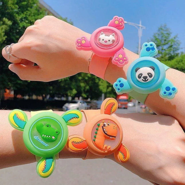 Cartoon Design LED Light Wristband Spinner (Pack of 2)
