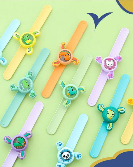 Cartoon Design LED Light Wristband Spinner (Pack of 2)