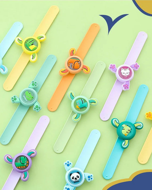Cartoon Design LED Light Wristband Spinner (Pack of 2)