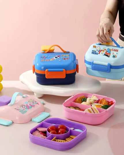 Stainless Steel Double Compartment Lunch Box