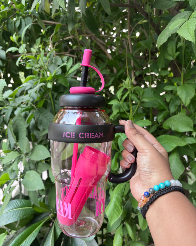 Ice cream Sipper Water Bottle