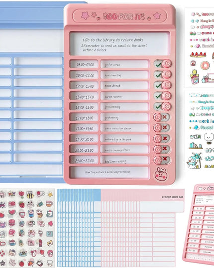 Daily Task Planner & Creative Checklist Board for Home