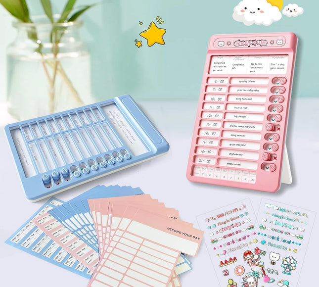 Daily Task Planner & Creative Checklist Board for Home