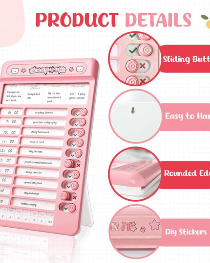 Daily Task Planner & Creative Checklist Board for Home