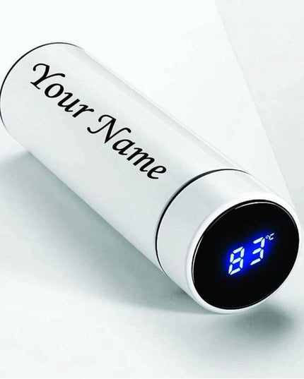 Led Temperature Display Vacuum Insulated Multicolor Water Bottle (1154)