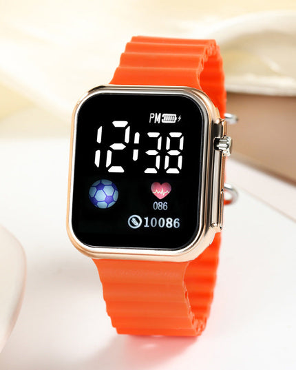 Square Led Digital Wrist Watch