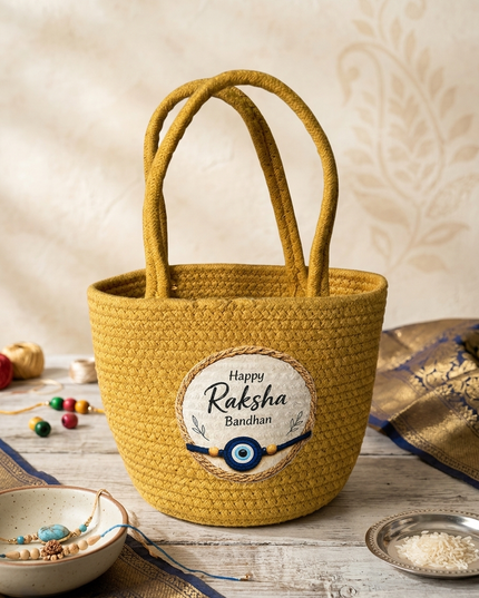 Kiddon Rakhi Special Jute Basket