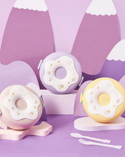 Cute Donut -Shaped Lunch Box