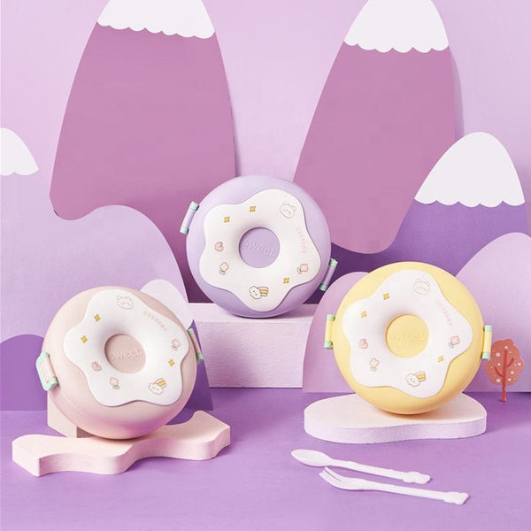 Cute Donut -Shaped Lunch Box