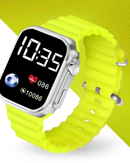 Square Led Digital Wrist Watch