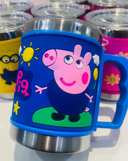 300 ML Steel Embossed Mugs