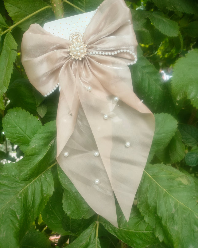 Kiddon Colourful Pearl Bow