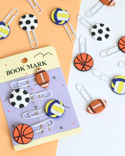 Smart Study Paperclip Bookmarks - Set Of 4 Assorted Themes
