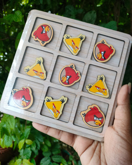 Wodden Tick Tack Toe Game