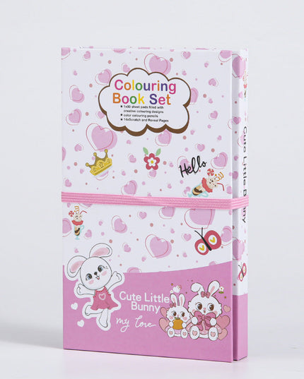 Kid's Coloring & Scratch Art Book Set