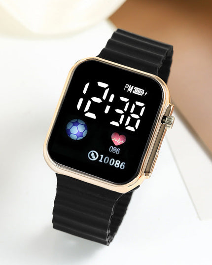 Square Led Digital Wrist Watch