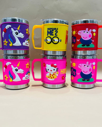 300 ML Steel Embossed Mugs