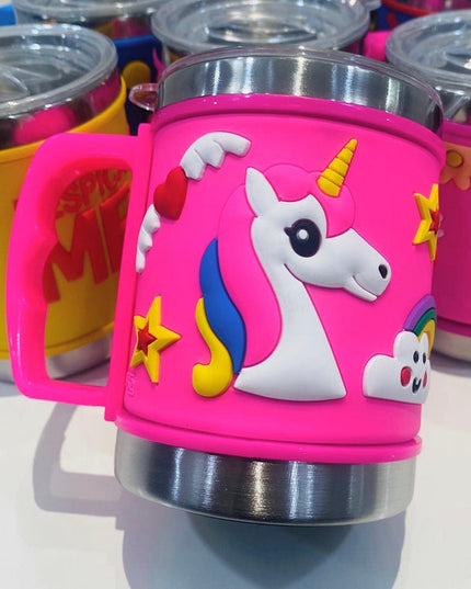 300 ML Steel Embossed Mugs