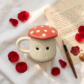 Kiddon Mushroom Mug With Lid